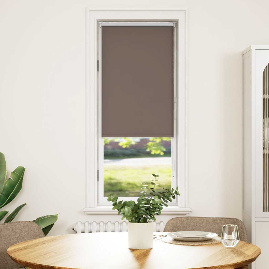 Blackout Roller Blind Coffee 60X175 Cm Fabric Width