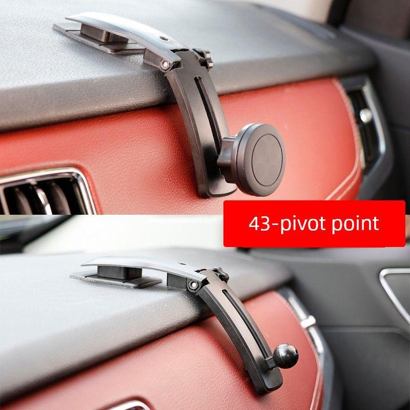 

Round Magnetic Car Mount for Mobile Phone Navigation, Strong Magnetic Support with 4 Magnets, Can Be Used in Horizontal Orientation 43-Pivot Point