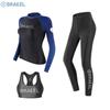 Womens UV Protection Rash Guard Set Long Sleeve Top Pants Snorkeling Surfing Swimming Outdoor Water Sports