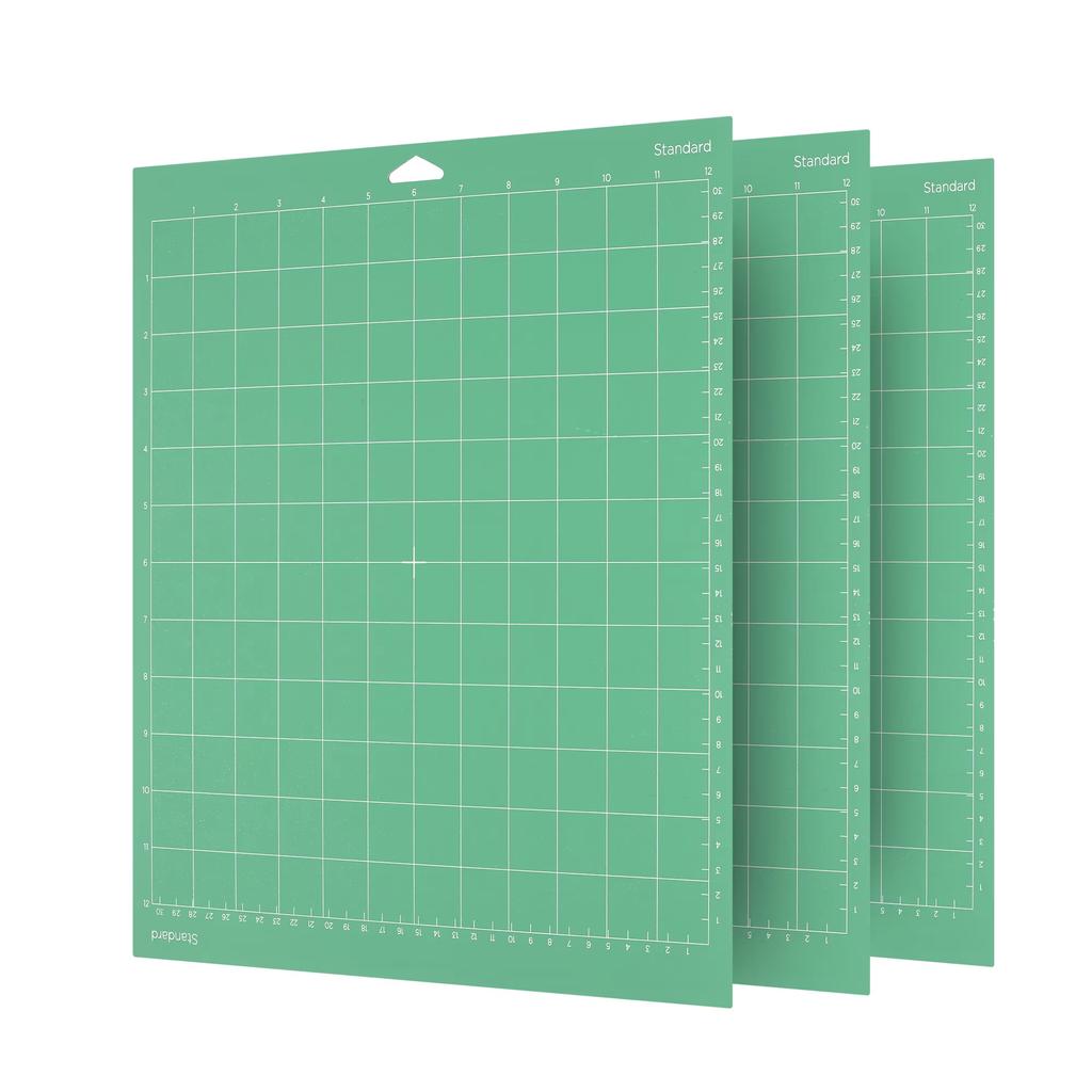 Cricut Cutting Mat 12x12 Inch Standard/Light/Strong/Fabric Grip - Replacement Mat for Cricut Explore Air 2, Air, Maker,& Joy
