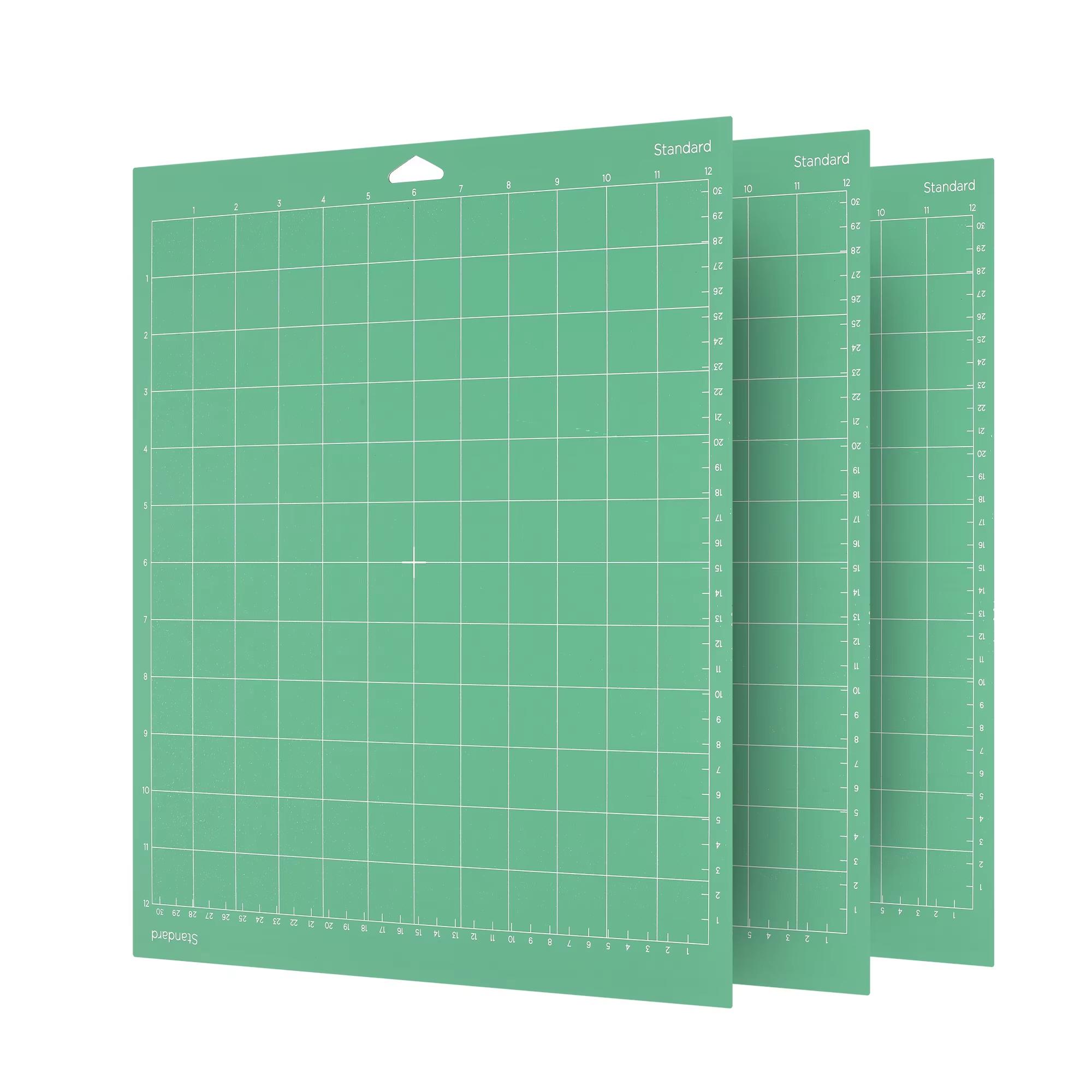 

Коврик для резки Cricut 12x12 дюймов Стандартный/Легкий/Сильный/Для ткани - Запасной коврик для Cricut Explore Air 2, Air, Maker и Joy