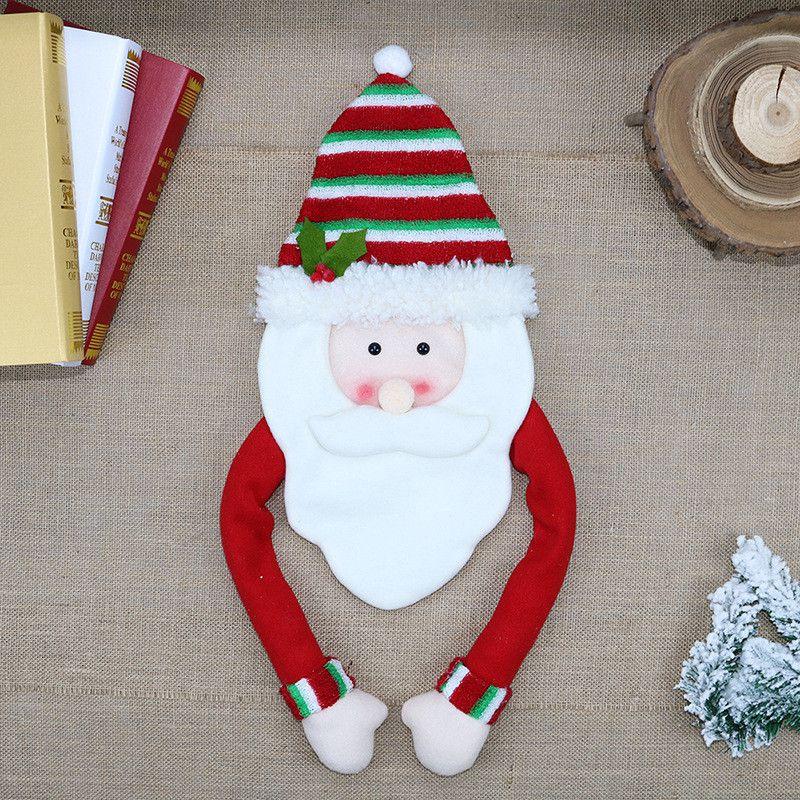 Top Christmas Tree Topper Cover Snowman Hat Xmas Tree Ornaments Home Decoration