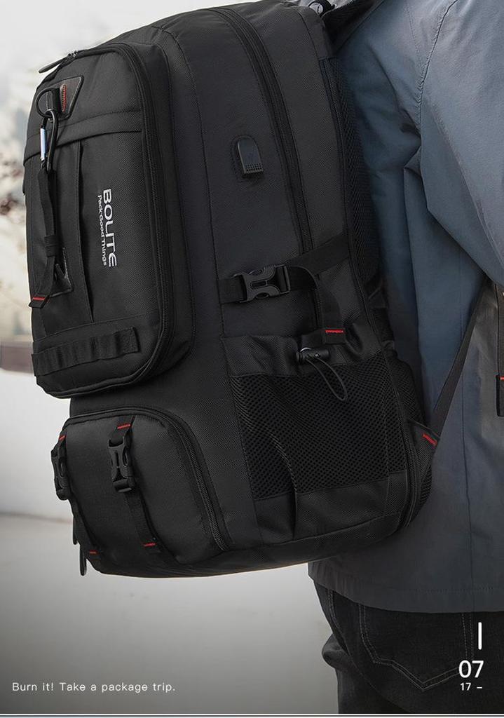 Sac à dos de voyage multifonctionnel pour homme, grande capacité pour les activités de plein air et de sport