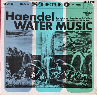 LP Record GEORG FRIEDRICH HNDEL ORCHESTRE D Water Music VOS3018 VOIX DOR 1961 Japan Classical Used