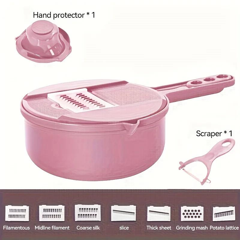 12 In 1 Multi-Functional Vegetable Chopper Potatoes Manually Cut Shred Slicer Radish Grater Kitchen Tools For Hotel/Commercial