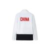 Anta Color-Block Printed Logo Zip-Up Stand Collar Jacket Unisex Jacket White 152250703-1