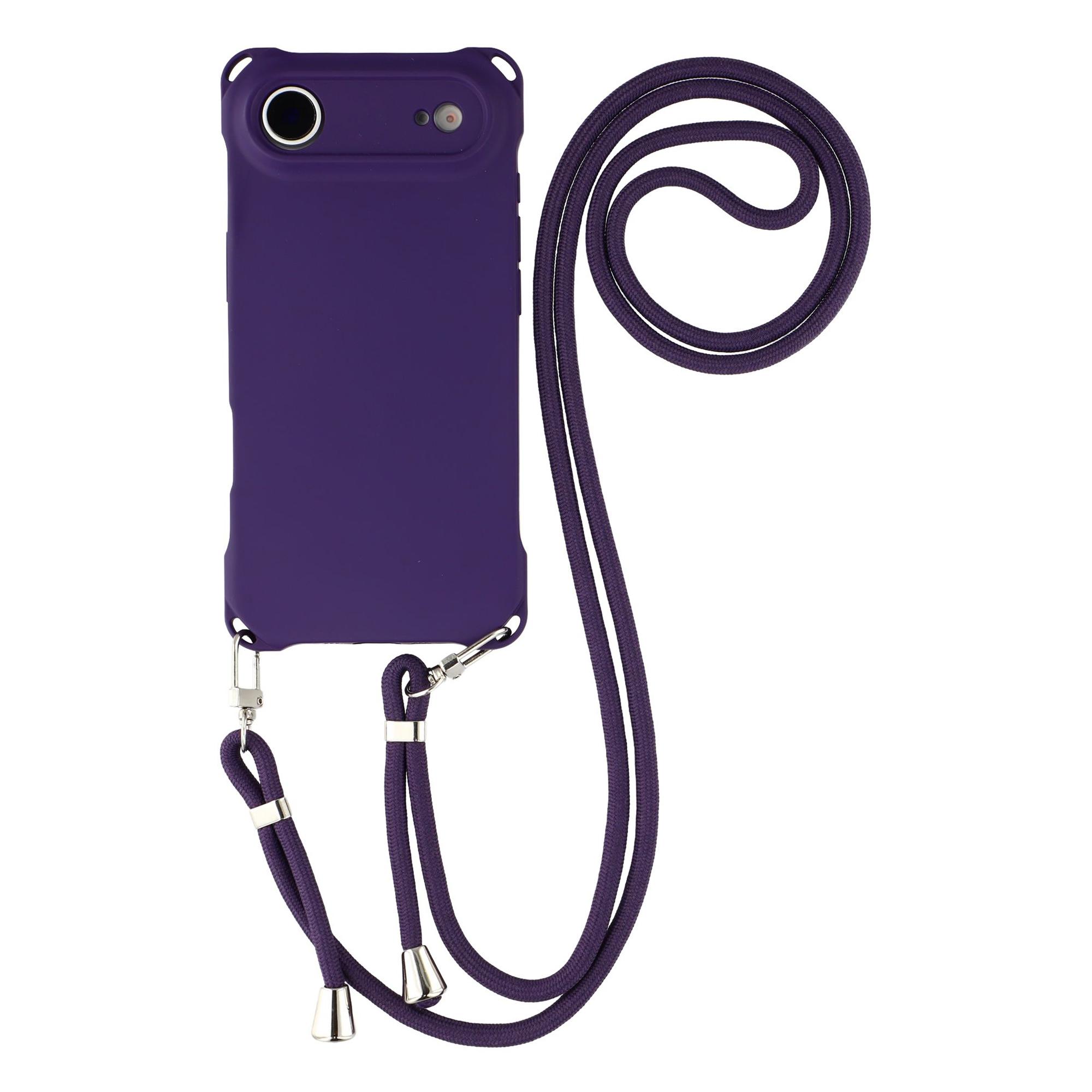 

For iPhone Air Case Four Corner Anti Drop TPU Phone Cover with Hanging Rope