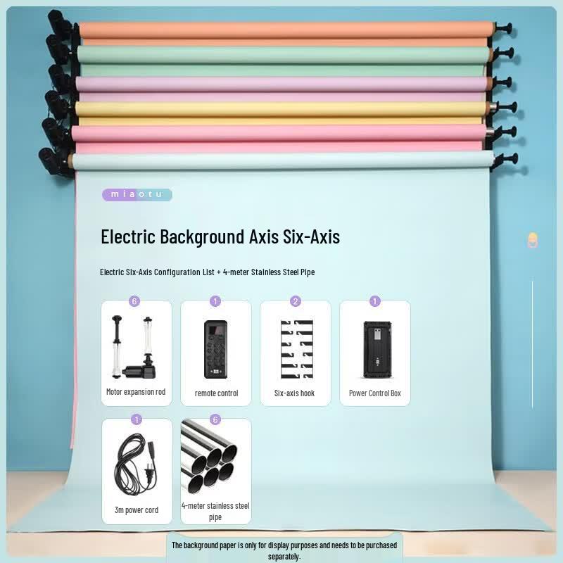 Miaotu Electric Wireless Remote Background Support System