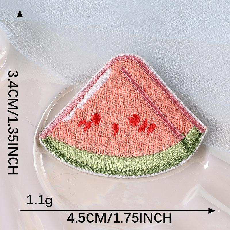 Cartoon Embroidery Label Cute Animal Avatar Badge Cloth Label Clothing Accessories Patch Decoration Self-Adhesive Embroidery Cloth Sticker