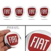 4Pcs Aluminum alloy Car Wheel Center Sticker For FIAT 500 Ducato Panda Grande Punto Tipo Abarth Pulse Strada 600 500L Mobi Doblo