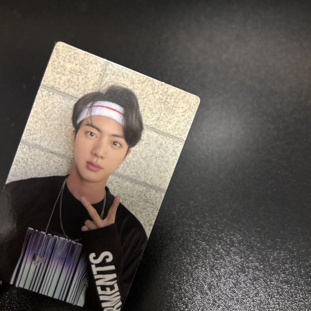 [USED] BTS Memories 2017 Blu-ray JIN Trading Card with Mount