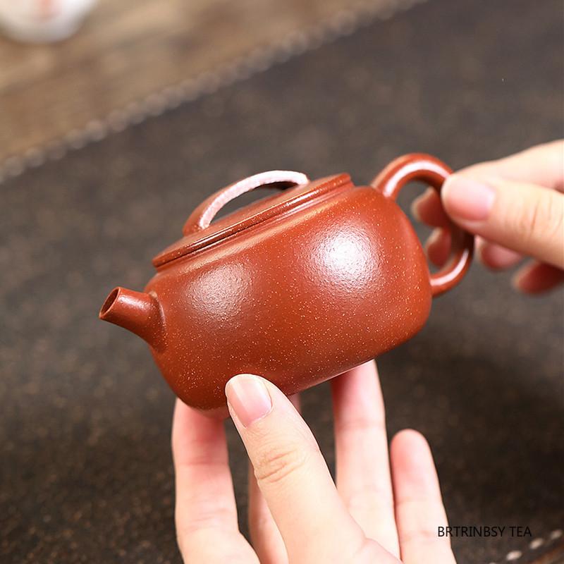 160ml Tradition Yixing Purple Clay Teapot Beauty Tea Infuser Kettle Household Handmade Zisha Tea Pot Chinese Teaware Accessories