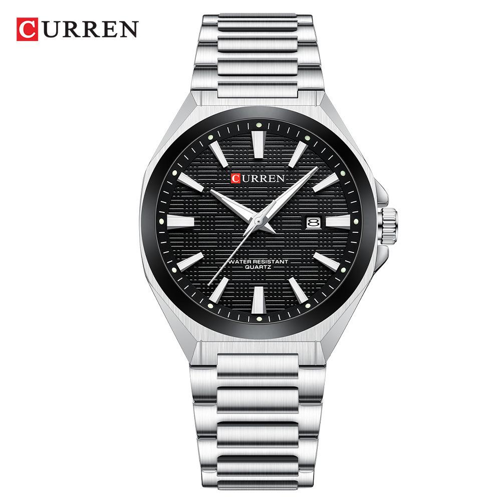 CURREN 8494 Men s Classic Calendar Quartz Watch with Steel Band