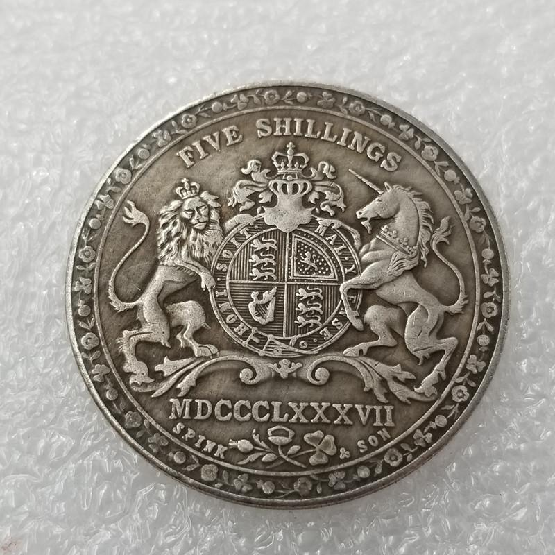 Neue 1887 Großbritannien Königin Victoria Gedenkmünze Sammlerstücke