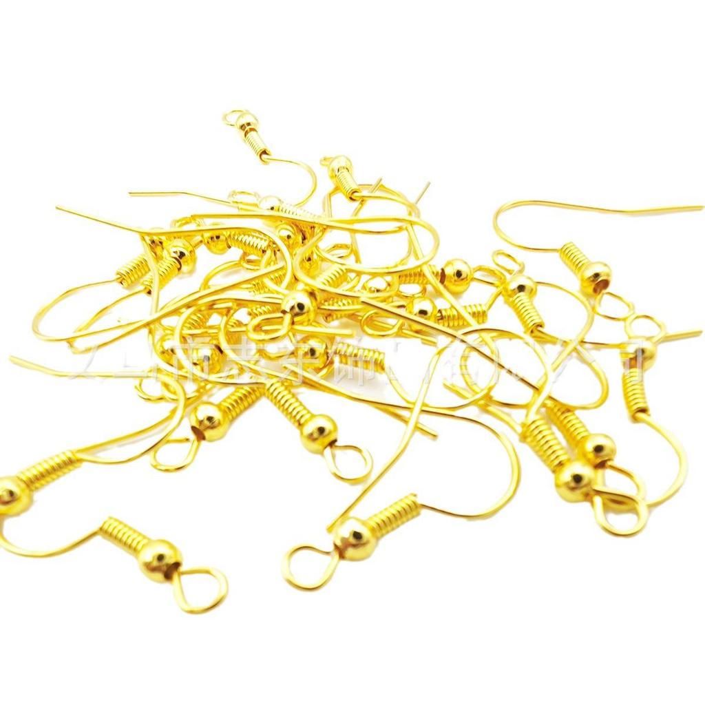 Ørekrok i lær og reparasjonssett med karabinkroker og åpne ringer for DIY-smykker