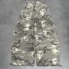 Pantaloni Jazz da Donna Camouflage a Gamba Larga Primavera 2026 - Snellenti e Versatili per l'Uso Quotidiano