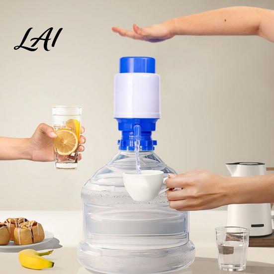 Convenient Water Pump for Camping Manual 5 Gallon Jug Hand Press Siphon Universal Bucket Home Dispenser with Food-Grade Silicone Seal Leak-Proof