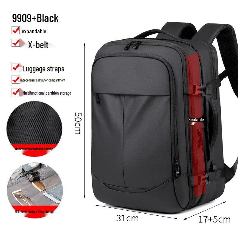 

MDNG Men s Business Travel Expandable Laptop Backpack