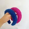 Soft Warm Coral Fleece Headband Women Hair Holder Female Accessories Headwear Scrunchies Vintage Make Up Girls Hairs