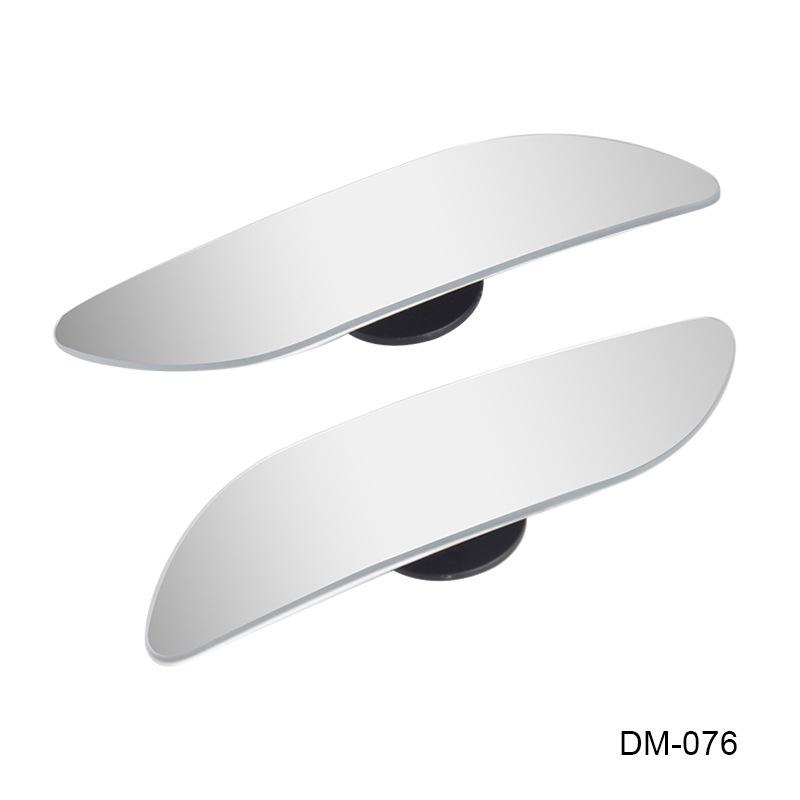 2Pcs Car Arc Wide-angle Rearview Mirror Clear Slim Blind Spot Reversing Glass Convex Rear View Mirror Parking Mirror for SUV Car