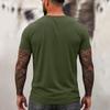 Men's Quirky Casual Loose Fit Letter Print T-Shirt for Daily Wear