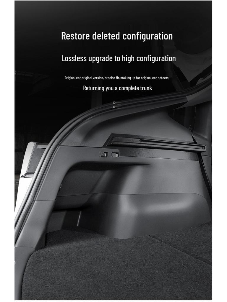 Tesla Model Y Suede Trunk Side Panel Pad