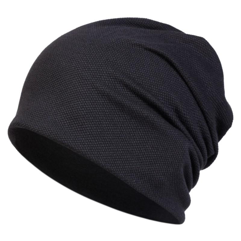 Unisex Cotton Beanie Hat Winter Indoor Use Soft Breathable Windproof Sleep Cap