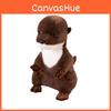 Plush Brown Otter Toy Cartoon Animal Stuffed Doll Kids Gift Bedroom Decoration