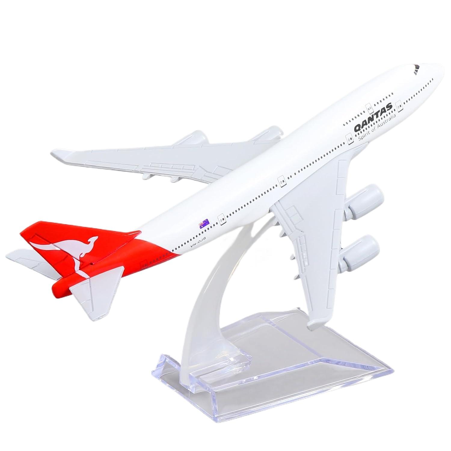 

16cm 1/400 Australia A380 Diecast Metal Airplane Model Alloy Collectible Display Toy Airplane Model Collection Kids Children красный/белый
