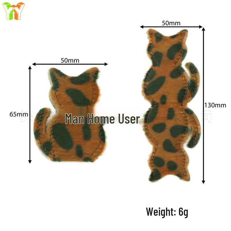 

Leopard Print Cat Magnetic Bookmark - Cute Kitten Page Holder Clip 5 x 6.5 cm цветной печати леопарда