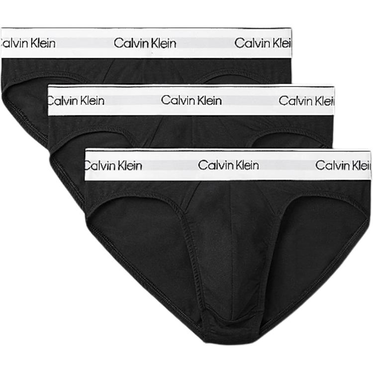 

Calvin Klein Трусы мужские удобные с низкой посадкой с принтом букв, 3 шт., черные 000NB3961A-UB1 S