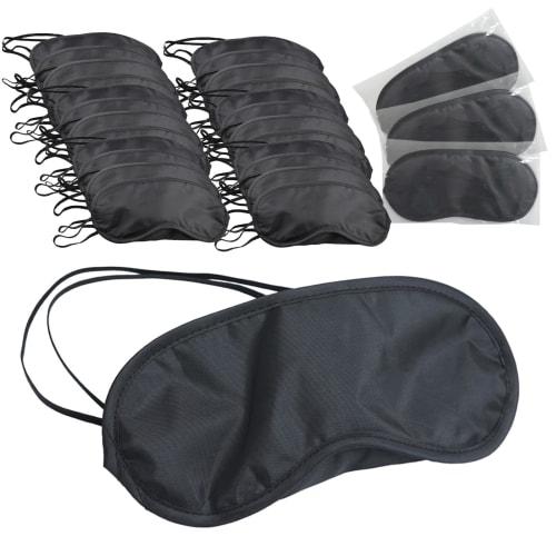 50 Disposable Eye Masks, Individually Wrapped, Light Blocking, Breathable, Lightweight, Odorless, for Restful Sleep, Travel, and Disaster Preparedness