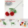 Silk Flower Long Doubleball Ping Pong Chrysanthemum For Wedding And Party Decor