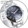 Lilish Solar Black Dial Silver Bracelet Watch Wristwatch [Lilish] Women's H997-902 [Item]