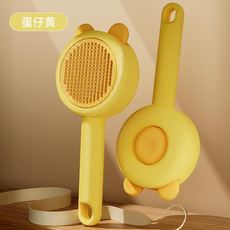 

Cat comb, dog brush, pet one-click hair removal needle comb, pet special hair removal comb, cleaning and beauty comb Pet Hair Removal Comb