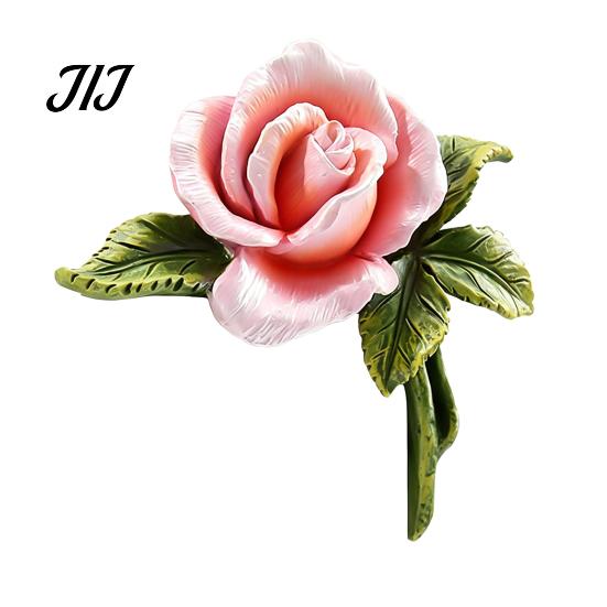 Decorative Light Switch Cover 3D Flower Sticker, Aesthetic Floral Resin Wall Plate Removable Guard Cover, Self Adhesive Art Decor for Home Bedroom