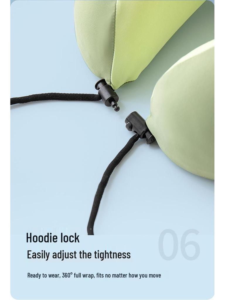 U-Shaped Memory Foam Neck Pillow for Travel - Portable Comfort for Airplane, Car, and Long-Distance Journeys