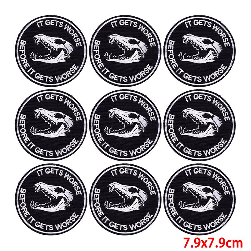 10 Pcs/lot Wholesale Embroidery Patch Iron On Patches For Clothing Patches On Clothes Jackets Decor Applique Sew Supplies