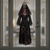 Self Adhesive Zombie Wall Sticker Realistic Ghost Witch Silhouette Sticker  Party