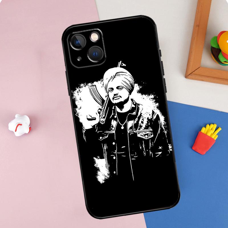 Sidhu Moosewala Phone Case For iPhone 15 Pro Max 11 12 13 14 16 Pro Max Mini XR 16e 15 16 Plus Cover Shell