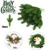 20pcs Artificial Plants Pine Branch Christmas Garland Diy Xmas Decorations Party