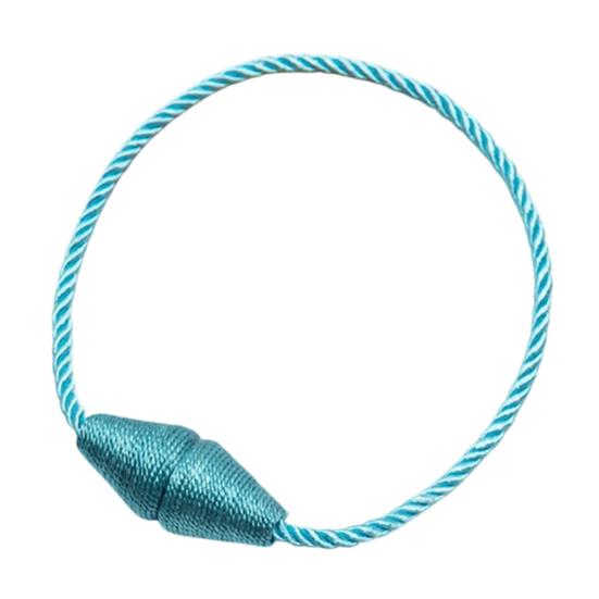 1Pc Magnetic Cone Curtain Tieback, Cone Ends Twist Rope Curtain Holder, Decorative Draperies Holder for Living Room Bedroom Kitchen