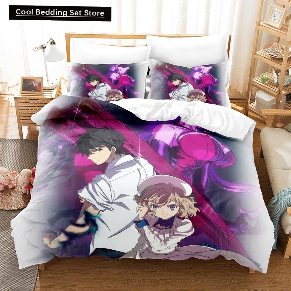 3D Anime In/Spectre Fictitious reasoning Bedding Sets Duvet Cover Set With Pillowcase Twin Full Queen King Bedclothes Bed Linen