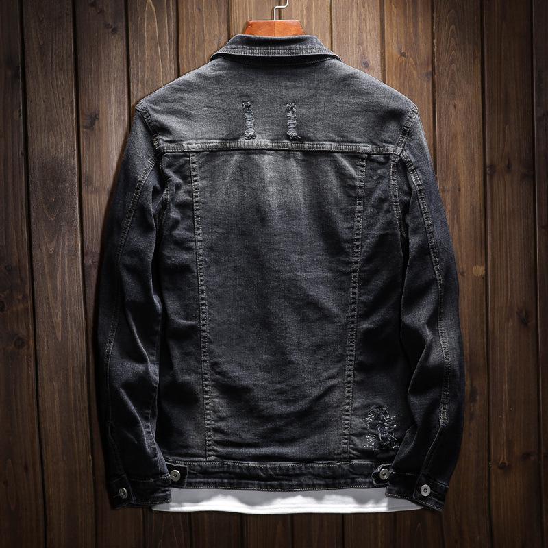 Buy Autumn new denim jacket male 