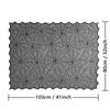 Scary Halloween Table Cover, 32x41inch Rectangles Festival Black Lace Tablecloth Decoration for Festives Occasion