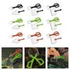 Plastic Insect Capture Tongs For Reptiles Care Feeder Pliers Clear Ergonomic Tool Gentle Feeding Solution Easy Cleaning