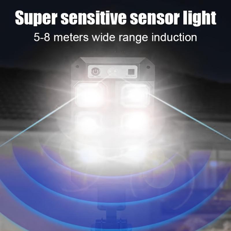 Powerful Solar Lights Outdoor Motion Sensor 3 Modes Light 72 LEDs Solar Lamp For Street, Remote Control Yard Light