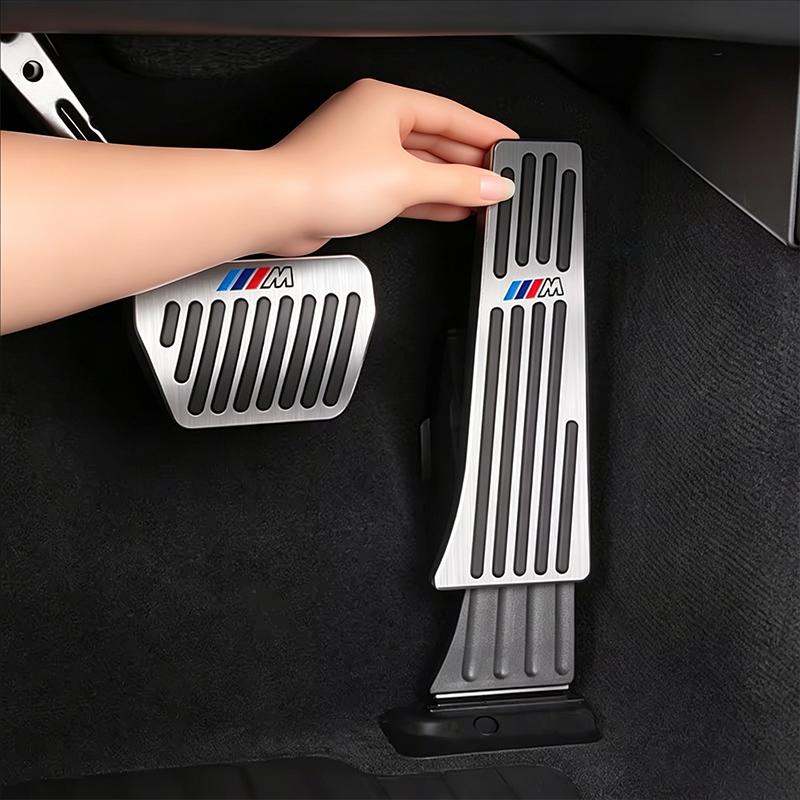 Accelerator Braking Foot Rest Pedal Cover For Car Bmw 3 5 6 7 Series X1 X2 X3 X4 X5 X6 F30 F10 E60G30 Automotive Interiors/Decal hkvr74