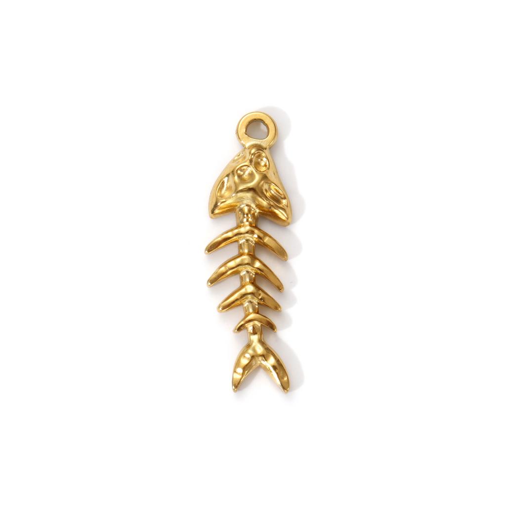 2 PCs 304 Stainless Steel Charms 18K Real Gold Plated Sea Star Conch Shell Fish Lobster Turtle Pendants Forf DIY Jewelry Making