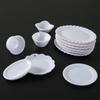 Miniature Tableware Set: Dollhouse Plates & Dishes for DIY Role-Playing Scenarios